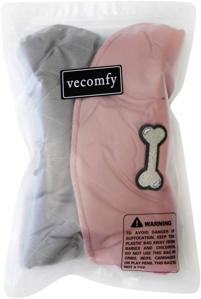 Reversible Dog Coats for Small Dogs Waterproof Warm Dog Jacket for Cold Winter,Pink and Grey M