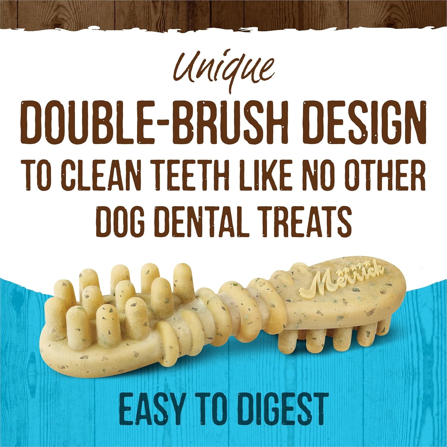 Fresh Kisses Natural Dental Chews, Toothbrush Shape Treat Infused with Real Mint, for Large Dogs - 22 Ct. Box