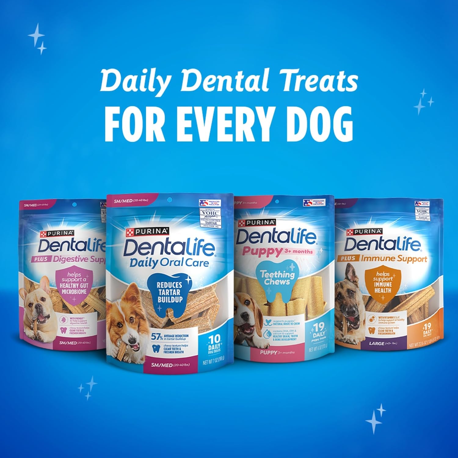 Activfresh Pack of 2 Dog Chews for Large Dogs 40 Lbs. and Up, Dental Chews to Freshen Breath, Chicken Flavor, 35 Oz. Each, 30 Chews Each/60 Total Chews - 30 Ct. Pouch