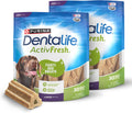 Activfresh Pack of 2 Dog Chews for Large Dogs 40 Lbs. and Up, Dental Chews to Freshen Breath, Chicken Flavor, 35 Oz. Each, 30 Chews Each/60 Total Chews - 30 Ct. Pouch