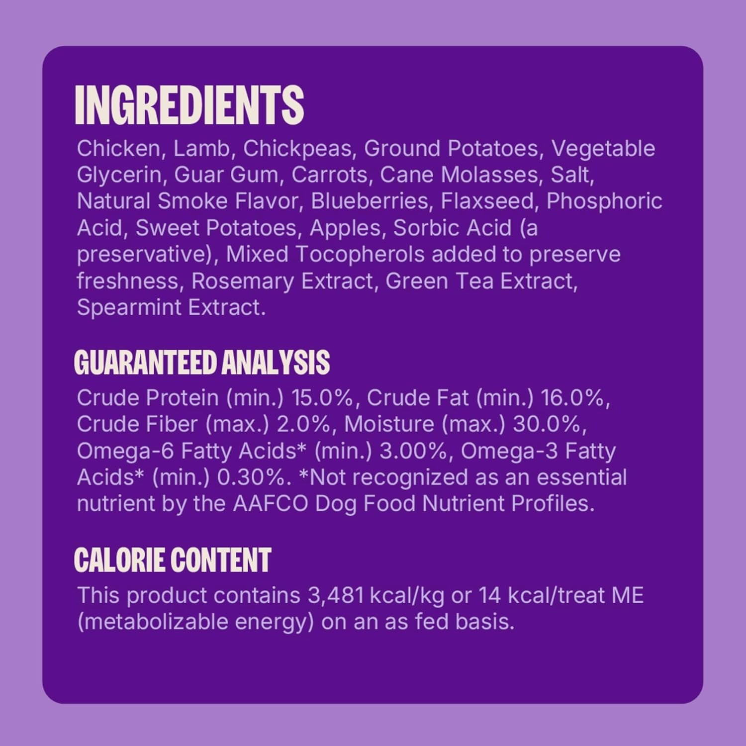Rewarding Life Soft Dog Training Treats, Natural, Grain Free, Chicken and Lamb Recipe, 6 Oz Bag